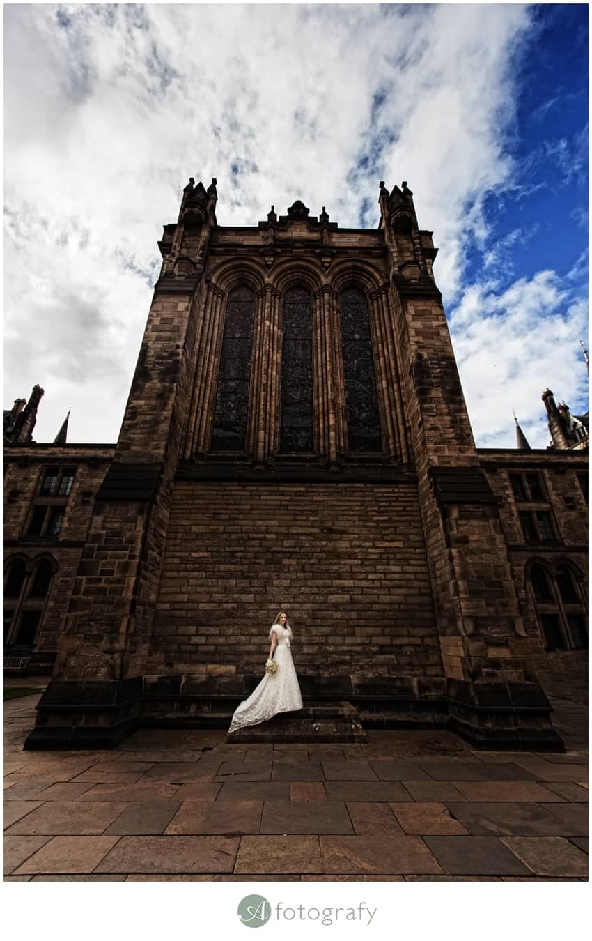 Glasgow University Chapel Wedding