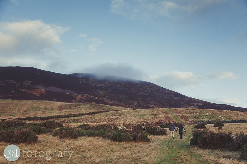 Scottish hillwalking photo session 