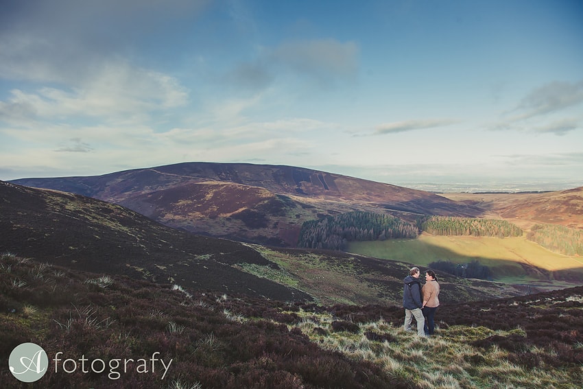 Scottish hillwalking photo session 