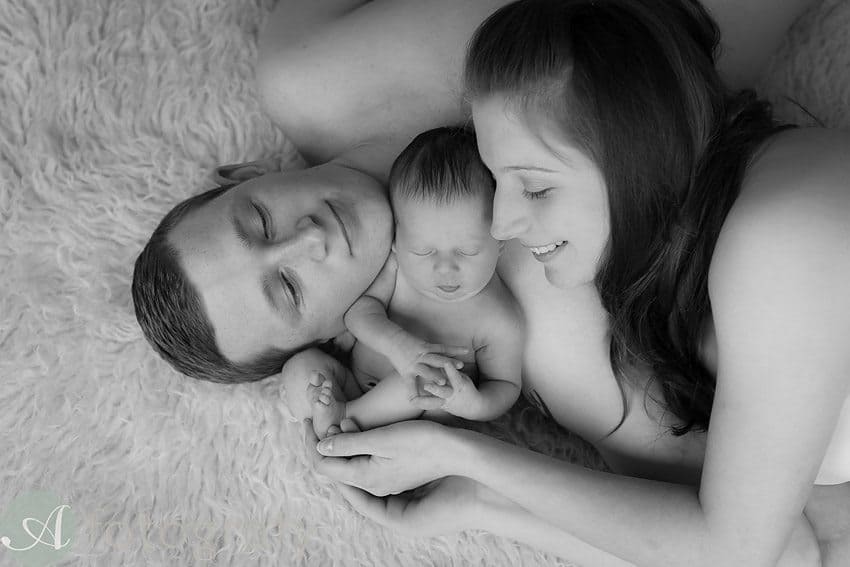 black and white newborn photography-009