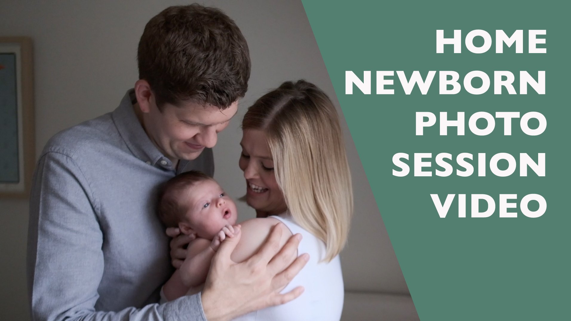 Home newborn photoshoot video