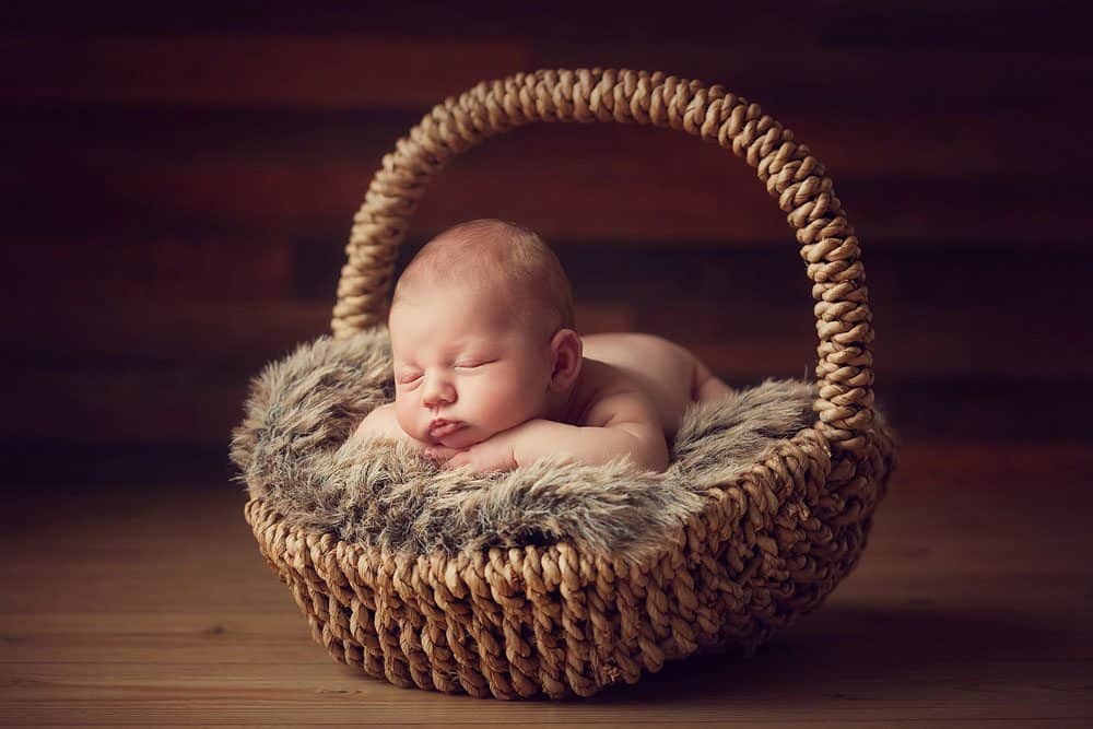 props for newborn photo shoots with available light