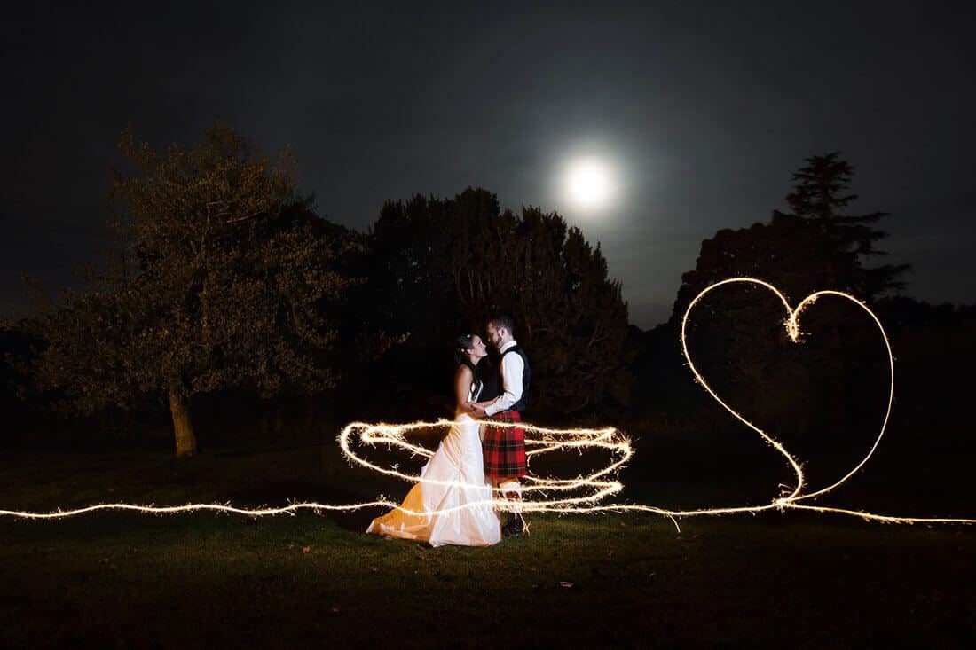 creative wedding photography in Edinburgh