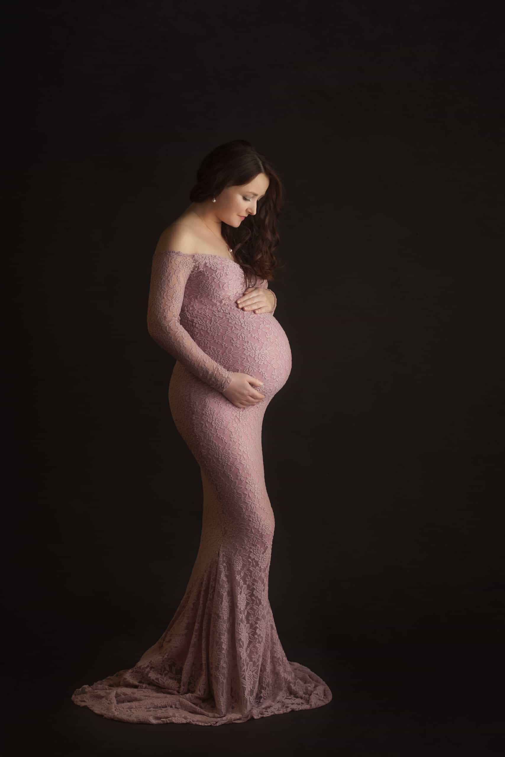 maternity photography in dress