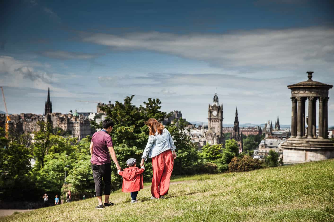Personal photographer for a day with family in Edinburgh