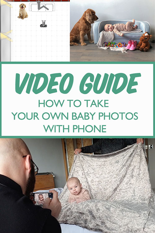 how to take diy newborn baby phots at home