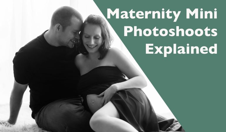 Maternity mini photo shoot explained.