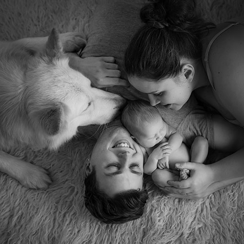 Newborn Baby and Dog Photography Guide 3