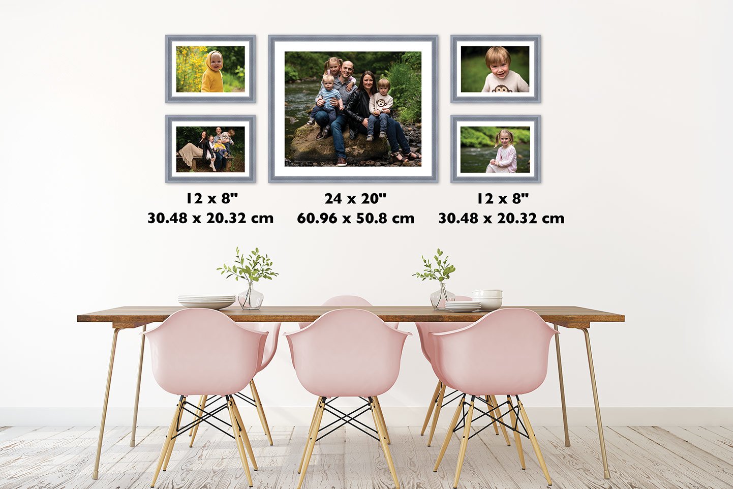 UK frame and photo sizes in inches to cm 